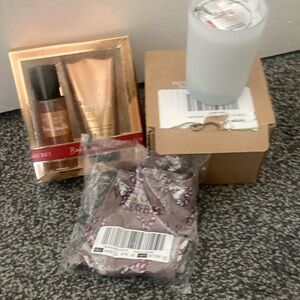 Victoria's Secret Beauty Set and Candle